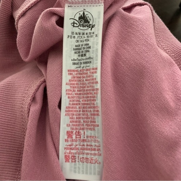 Walt Disney World 50 Logo Appliqué Iridescent Pullover Sz M - Picture 4 of 4